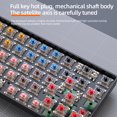thumbnail image 2 of Teclado para juegos compatible con Bluetooth 5.0 Teclado para jugadores con conexión en caliente para computadora PC, 2 of 7