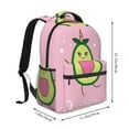 thumbnail image 2 of Fotbe Cute Avocado Pattern Casual Backpack for School, Travel, and Outdoor Activities - Durable, Lightweight, and Comfortable, 2 of 5