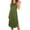 Green, variant on Ynynloco Women's Sleevelee Tank Dress Midi Summer Casual Scoop Neck Basic Split Maxi Beach Vacation Tshirt Sundresses with Pockets