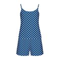 thumbnail image 5 of Miqool Pajama Sets for Women 2 Piece Sleeveless Cami Tops and Shorts Lounge Set Soft Sleepwear Cute Printed Pj Outfits, 5 of 7