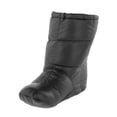 thumbnail image 2 of Cómodas zapatillas de invierno Calzado alto y cómodo a prueba de viento Botas ligeras antideslizantes Botines cálidos impermeables para el hogar Inter negro L Sunnimix Zapatillas de plumas, 2 of 8