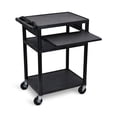 thumbnail image 2 of Luxor 34"H AV Cart - Three Shelves, Front Pullout, 2 of 3