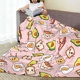 thumbnail image 6 of Sikiie Breakfast Ultra-Soft Micro flannel Blanket Luxury All Seasons Warm Blanket for Bedding Sofa and Travel (4 sizes)-80"x60", 6 of 7