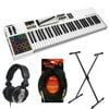 M-Audio Code 61-Key USB/MIDI Keyboard Controller + Stand + Headphones +"20 Cable