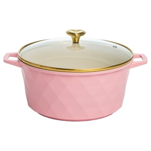 Paris Hilton 4.6-Quart Ceramic Nonstick Dutch Oven, Pink