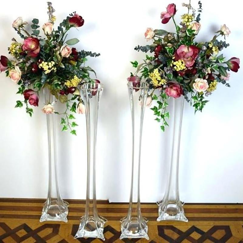 Efavormart 16" Eiffel Tower Wedding Glass Vases for Wedding Party