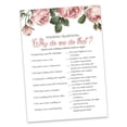 thumbnail image 2 of Inkdotpot 50-PackFloralWhy Do We Do That Bridal Wedding ShowerGameBachelorette Party ActivityGameCards, 2 of 7