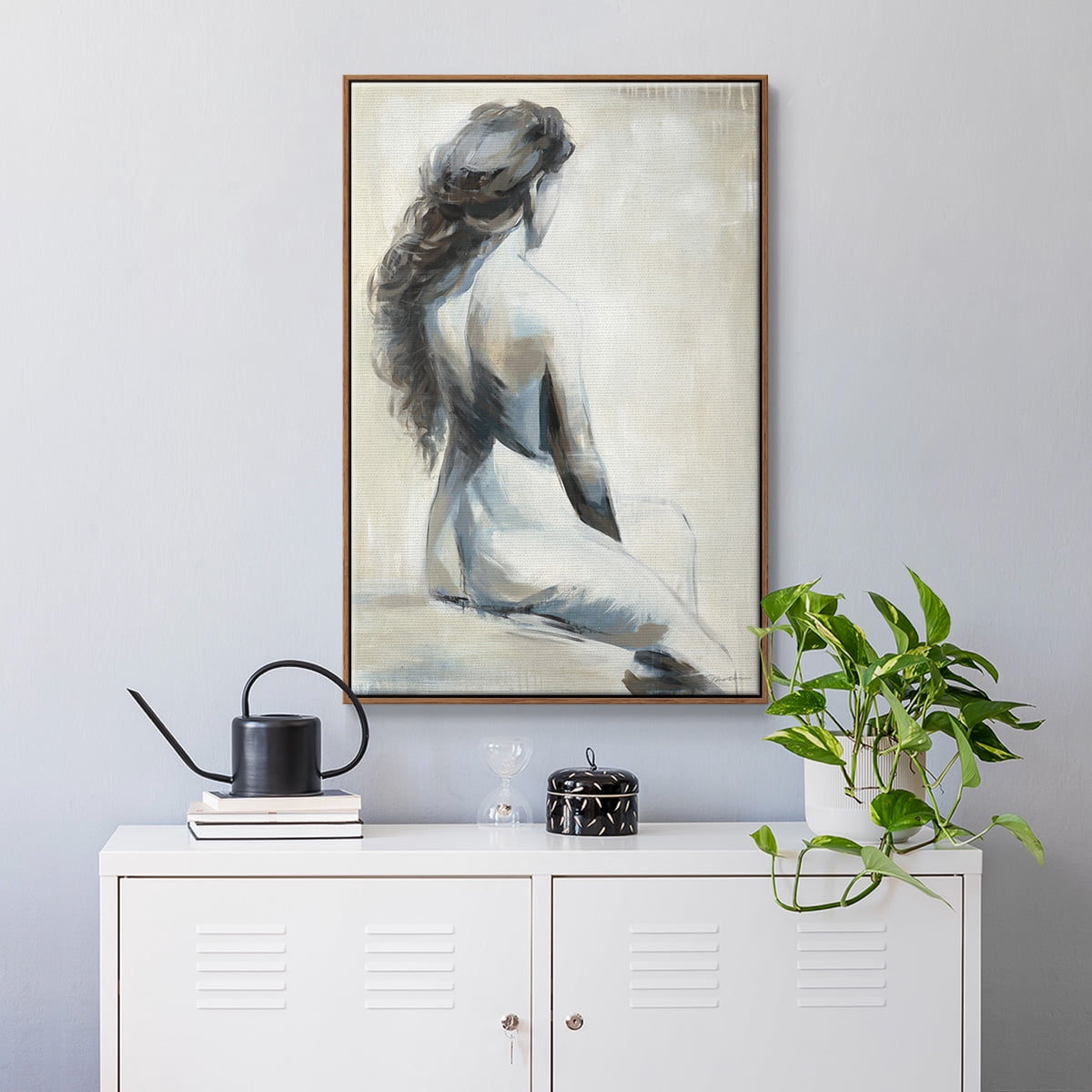 Song on the Wind Framed Premium Gallery Wrapped Canvas - Ready to Hang