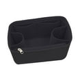 thumbnail image 4 of Milageto Purse Organizer Insert for Handbags Cosmetic Bag Handbag Organizer Black 34x13x22cm, 4 of 8