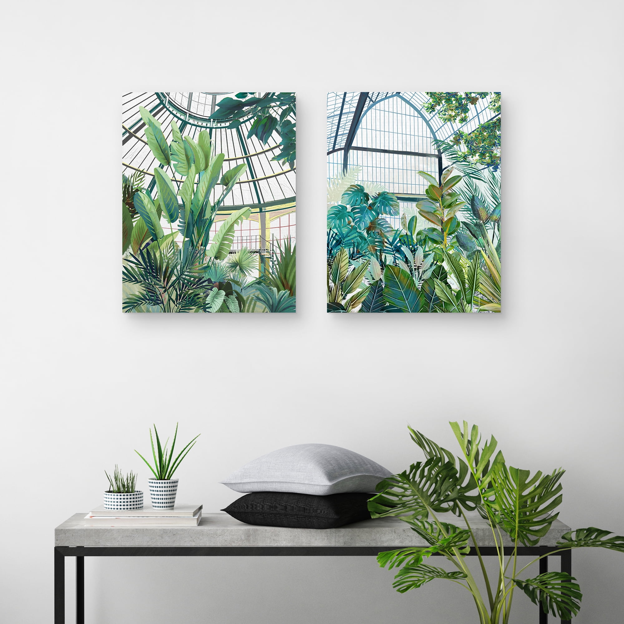 Greenhouse I & II by Studio Arts Canvas Art Print