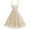 Beige, variant on Ankola Womens Square Neck Tie Strap Tulle Prom Dress Vintage Embroidered Floral Formal Evening Party Cocktail Mini Dress