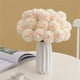 thumbnail image 1 of Flores artificiales, flores falsas, flores artificiales, set de regalo para mujer, decoración del hogar con crisantemos artificiales y rosas pegadas individualmente., 1 of 5