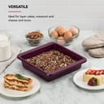 thumbnail image 5 of KitchenAid Aluminized Steel Nonstick 9-inch Square Cake Pan and Baking Dish, Beetroot Purple, 5 of 8