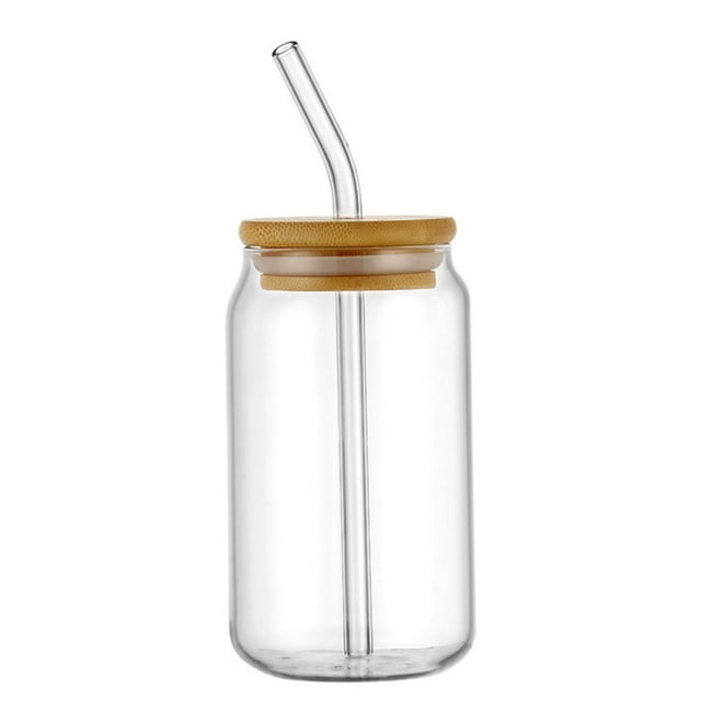 Glass Drinking Water Bottle Large Capacity Water Bottle for Cold Brew Tea Iced Coffee