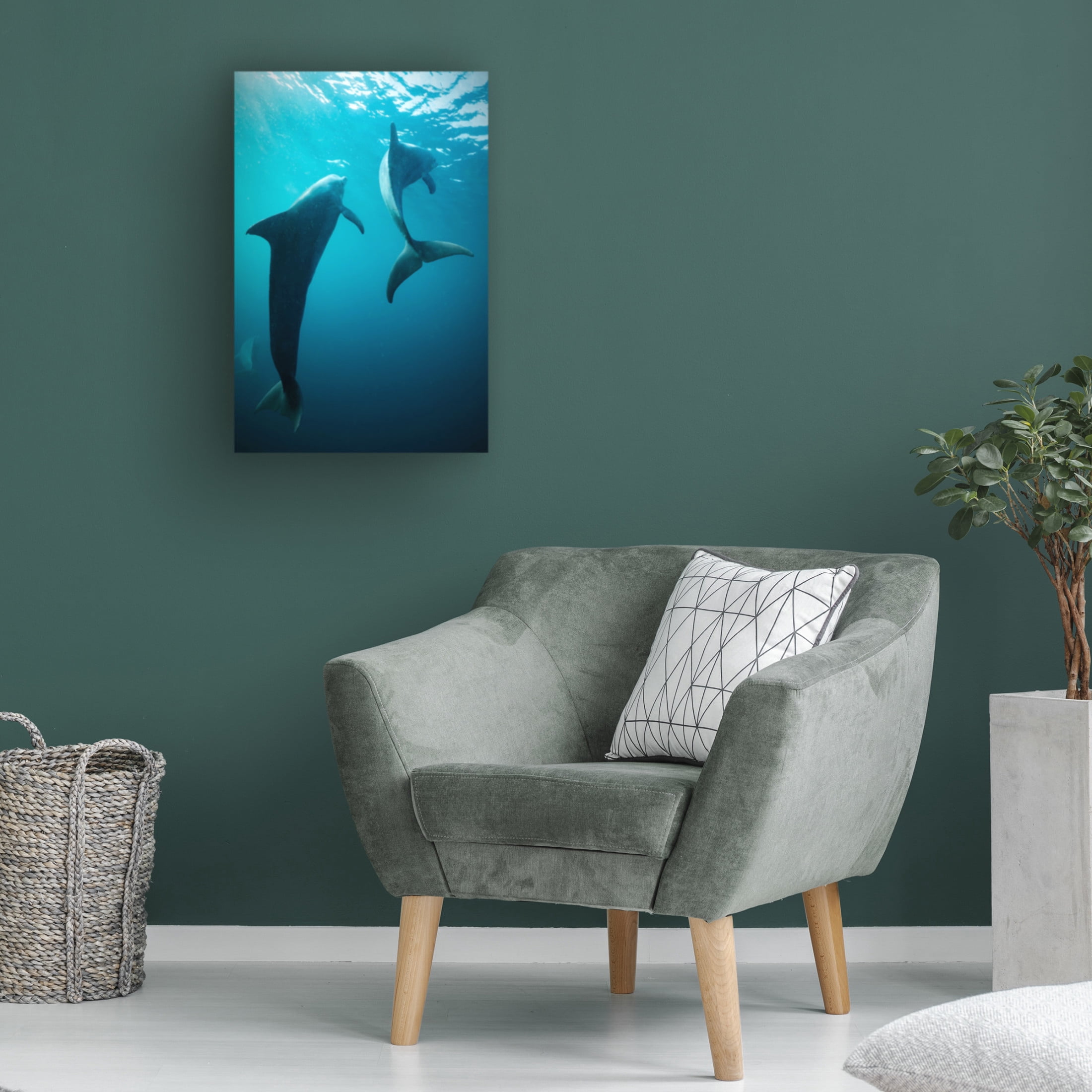 Trademark Fine Art Serge Melesan  Shapes of water Canvas Wall Art