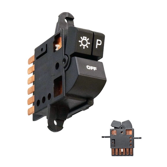 Interruptor De Luces Century 1984 A 1996 Buick P/Faro Generico Negro 6 pines 3 teclas 12 Voltios