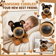 thumbnail image 2 of Large Head Puppy Plush Toy, Cute Big Eyed Dog Stuffed Animal, Soft Companion Doll for Relaxation, Decorative Pet Plushie, Home Office Sofa Decoration Ornament, 2 of 6
