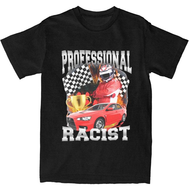 Camisetas de carreras profesionales F1 ropa de calle Vintage de algodón con gráfico de manga corta para hombres y mujeres camisetas divertidas Harajuku para uso diario camisetas Unisex