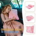 thumbnail image 3 of Manta de viaje para niños pequeños BOACAY para avión o coche con almohada, 3 of 7