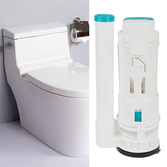 Replacement One Piece Toilet Fill Valve Drain Flush Valve Button Kit Bathroom Accessories