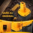 thumbnail image 3 of 2Packs DW9057 3600mAh 7.2V Ni-MH Battery Replacement for Dewalt 7.2V Battery DW9057 DE9057 DE9085 DW920K DW920K2 DW925K DW925K2 DW968K, 3 of 3