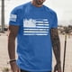 thumbnail image 2 of Mens Independence Day T-Shirts USA Flag Graphic T-Shirts Short Sleeve American Patriotic Vintage T Shirt 3XL, 2 of 5