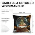 thumbnail image 2 of Snow Globe Linen toss pillowcase Decoration pillowcase Gift preferred 20x20" Cushion cover 4 set Sofa pillowcase Sofa bedroom living room car, 2 of 8