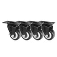 thumbnail image 2 of Non-Marking Wheels for Floor Protection, Industrial Grade Swivel Casters with Polyurethane (PU) Wheels for Smooth Navigation, Dual Locking System for Maximum Control, Set of 4,, 2 of 8