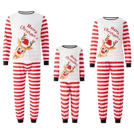 

Multitrust Christmas Family Matching Pajamas Set Adult Mens Womens Kids Baby Sleepwear Nightwear PJS Set