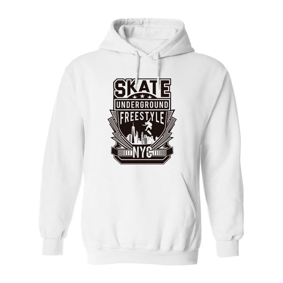 Skate Board Freestyle  Hoodie Men -Image by Shutterstock, Male x-Large