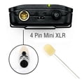 thumbnail image 2 of Beige Single Earhook Headset Microphone for Shure Wireless Convenient Package, 2 of 7