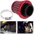 thumbnail image 2 of Kit de inducción de admisión de aire frío universal de cono redondo de filtro de aire de 38 mm para motocicleta todoterreno ATV Four Pit Bike (rojo) Ormromra WLJ-0736, 2 of 4