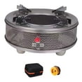 thumbnail image 1 of koolsoo Camping Gas Burner Convenient Compact Mini Burner for Outdoor Cooking Picnic Argent, 1 of 9