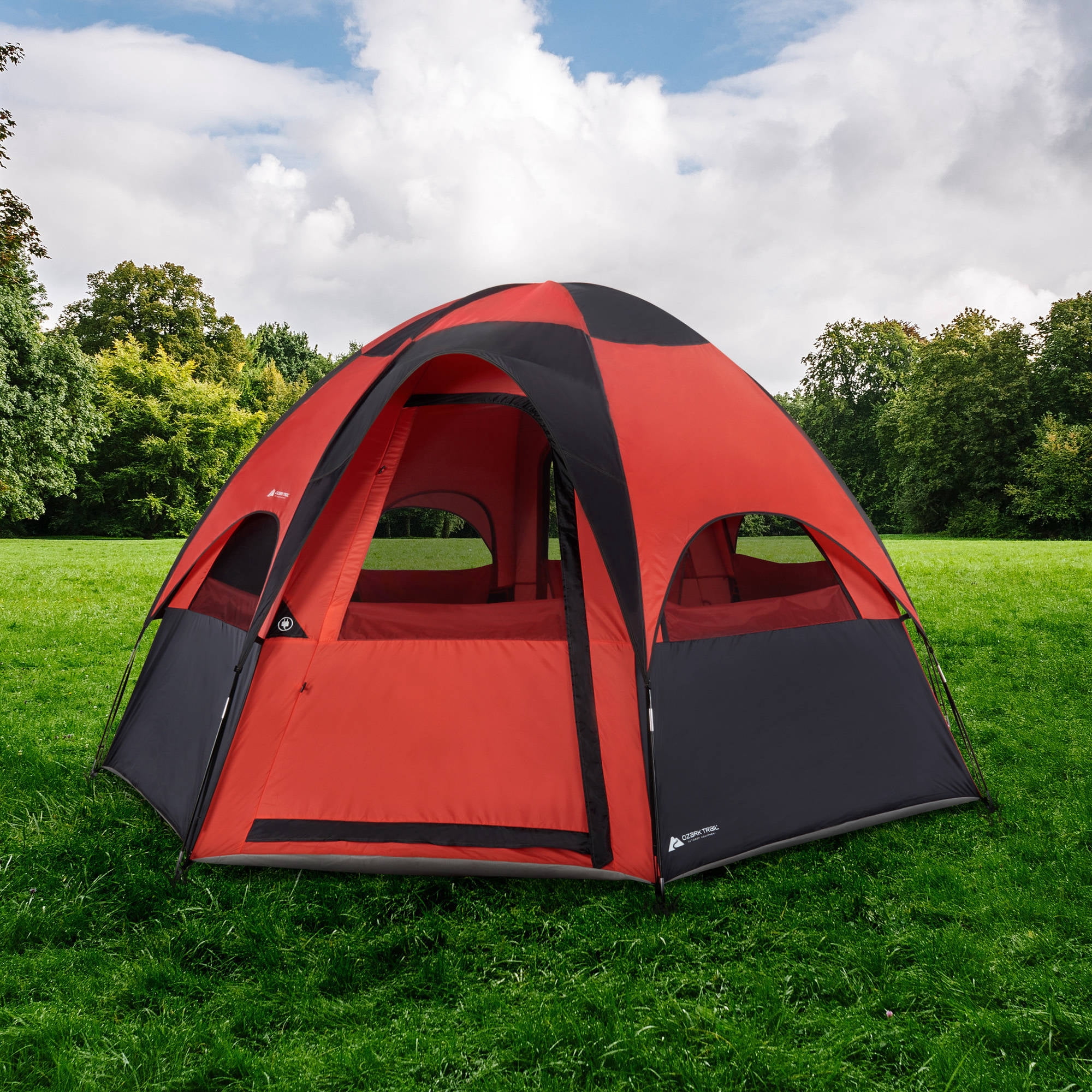 Dome Tent Camping Shelter Outdoor Sleeping Fiberglass Frame Durable 8