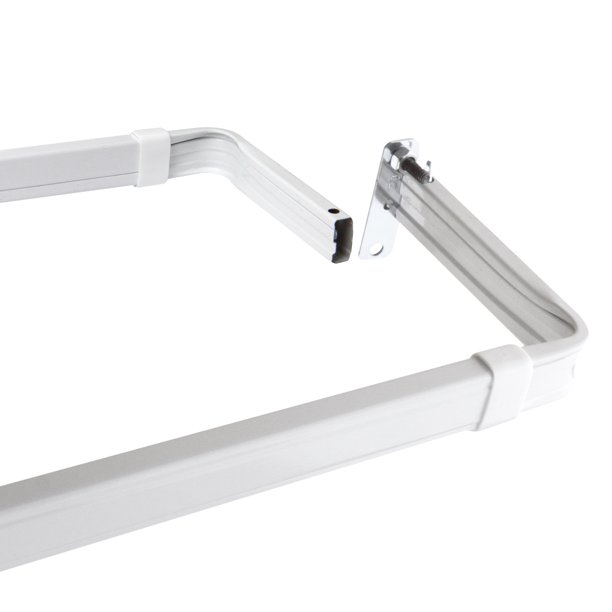 Lockseam 3" Clearance Adjustable 28" to 48" Curtain Rod