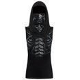 thumbnail image 4 of Sylvamorning T-Shirt Femme Imprimé Squelette Sans Manches à Capuche avec Masque, 4 of 9
