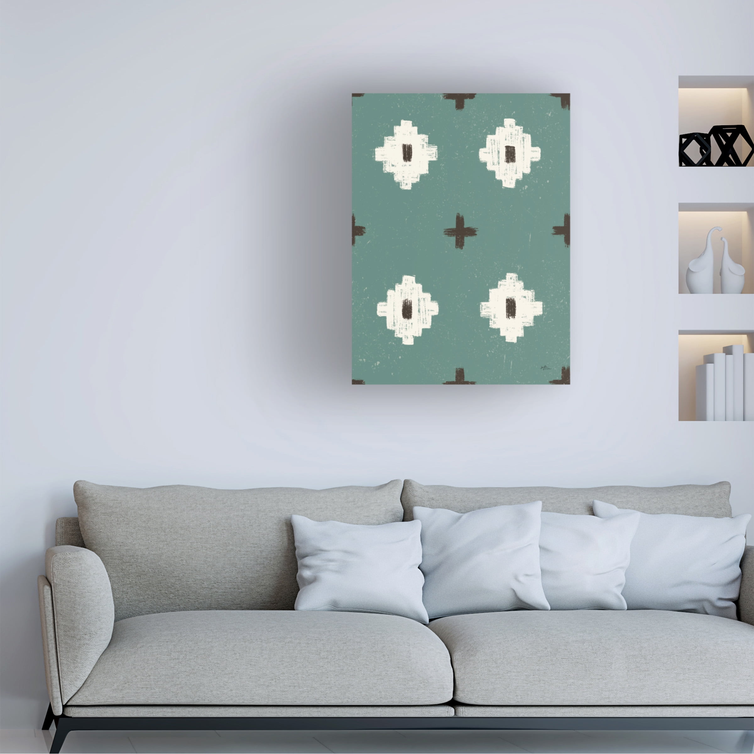 Janelle Penner 'Vintage Lake Step 06C' Canvas Art