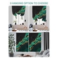 thumbnail image 4 of Green Marble Tie Up Curtains for Windows 45 Inch Length Balloon Curtains Kitchen Adjustable Balloon Window Shade Gold Abstract Vintage Modern Ombre Art Tie Up Valance Bathroom Curtain Window 34"x45", 4 of 6