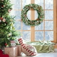 thumbnail image 5 of Dalrosia 12PCS Christmas Tree Picks with Sprays Artificial Snow,White Berries Stems Pine Branches Cones Holly for Xmas Decor Wreath Garland Crafts Vase Tree DIY Ornaments, 5 of 7