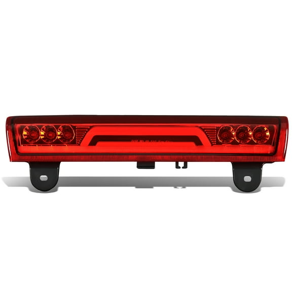 DNA Motoring 3BL-GMCD00-3D-LED-RD For 2000 to 2006 Chevy Tahoe Suburban GMC Yukon XL 1500 2500 Red Housing 3D LED Bar Third 3rd Tail Brake Light Lamp 01 02 03 04 05
