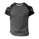 thumbnail image 4 of Playeras Cuello V Para Hombre, Camiseta Informal De Moda Con Estampado De Camuflaje, Cuello Redondo Y Manga Corta, 4 of 5