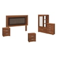 thumbnail image 2 of Recamara King Size Toscana 5 Piezas Kessa Muebles Nogal 200 x 150 x 10 cm, 2 of 5
