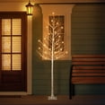 thumbnail image 6 of 8 ft Pre-Lit White Artificial Twig Tree, 6 of 7