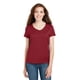 thumbnail image 1 of Camiseta Hanes Nano-T de algodón con cuello en V para mujer. S04V Rojo Vintage Rojo Vintage S Hanes 931032, 1 of 1
