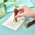 thumbnail image 5 of 6PCS Glue Gun Sealing Wax Sticks White 25mm SolidBrass Head Wax Seal Sticks White, 5 of 9