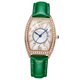 thumbnail image 3 of Reloj de pulsera elegante resistente al agua de aleación con diamantes de imitación para mujer, regalo de cumpleaños para la vida diaria, verde, 3 of 10