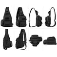 thumbnail image 4 of Borke Tactical Chest Sling Bag One Strap Crossbody Daypack Mini Shoulder Backpack for Sport Daily Use (Black), 4 of 7
