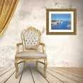 thumbnail image 3 of Saxe, Carol 24x20 Gold Ornate Wood Framed with Double Matting Museum Art Print Titled - Marina Mill Creek, 3 of 4