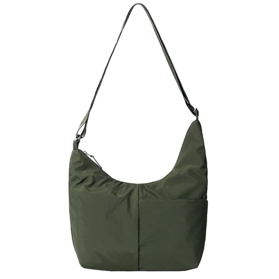 SHILINLAN Crescent Crossbody Bags Women Nylon Shoulder Tote Purse Underarm Slouchy Bag Dumpling Sling Bag Travel Tote Handbag