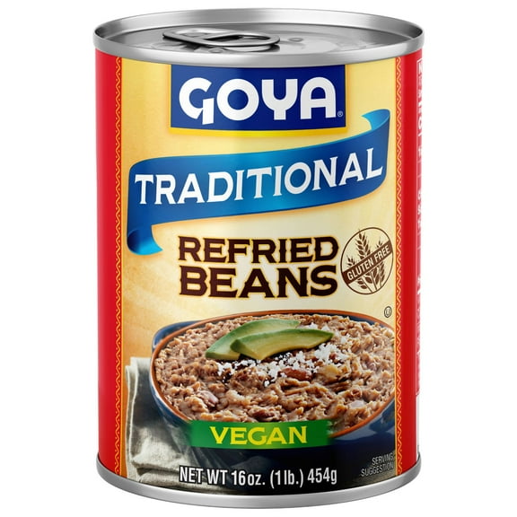 Goya Refried Pinto Beans Traditional, 16 oz can